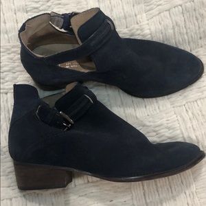Seychelles ankle strap moto style bootie
